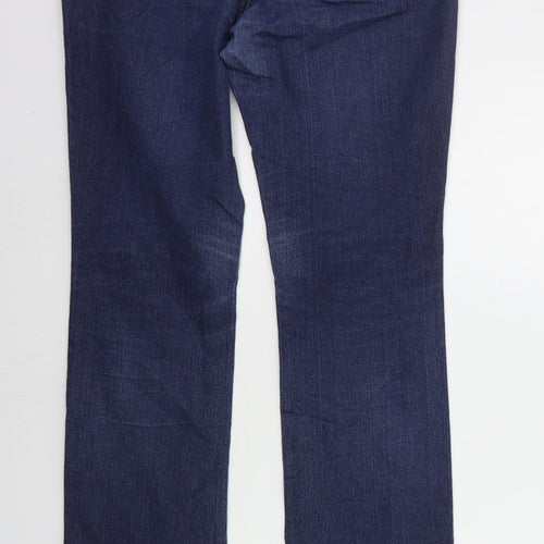 Dorothy Perkins Womens Blue   Straight Jeans Size 12 L28 in