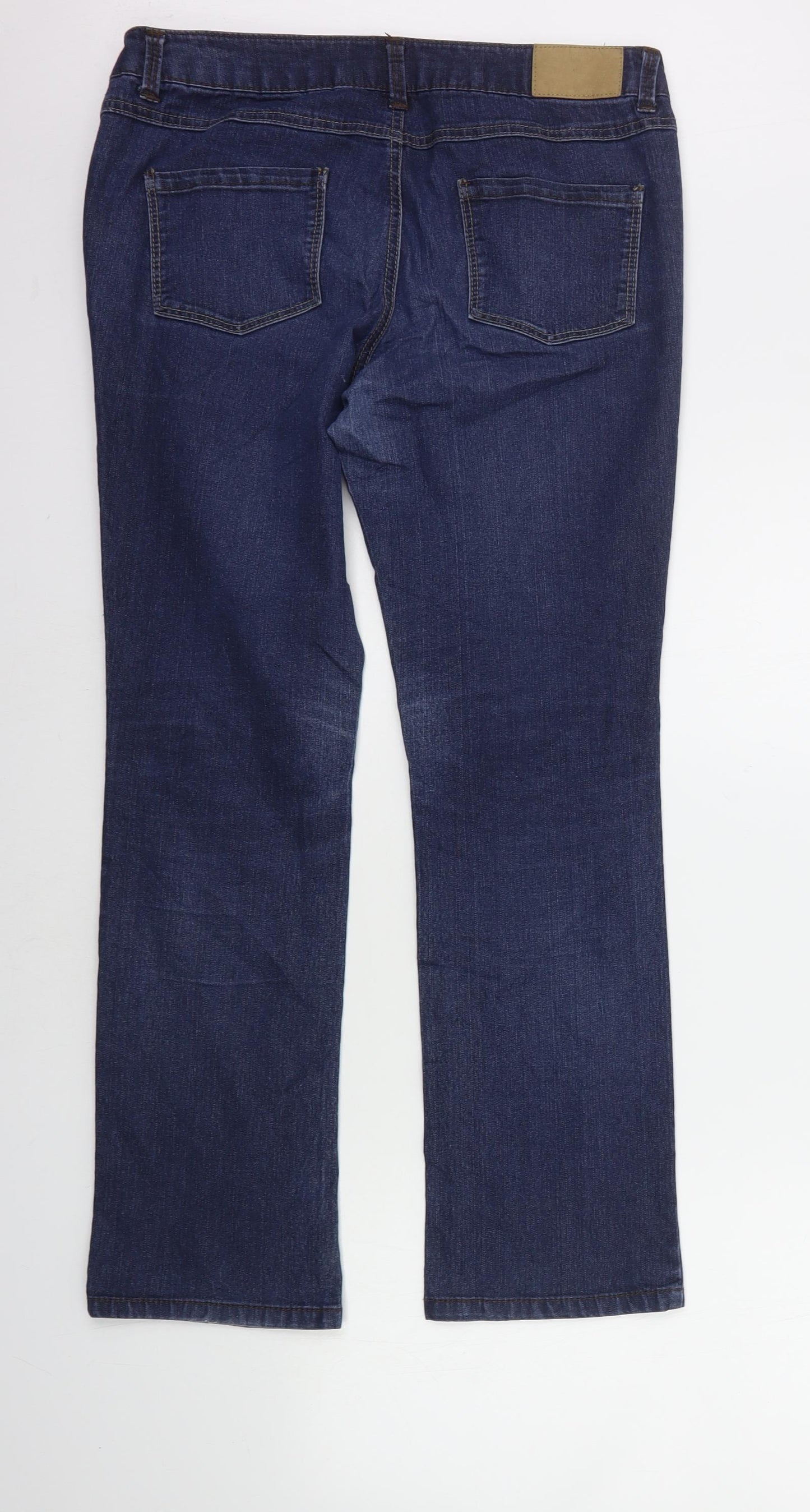 Dorothy Perkins Womens Blue   Straight Jeans Size 12 L28 in
