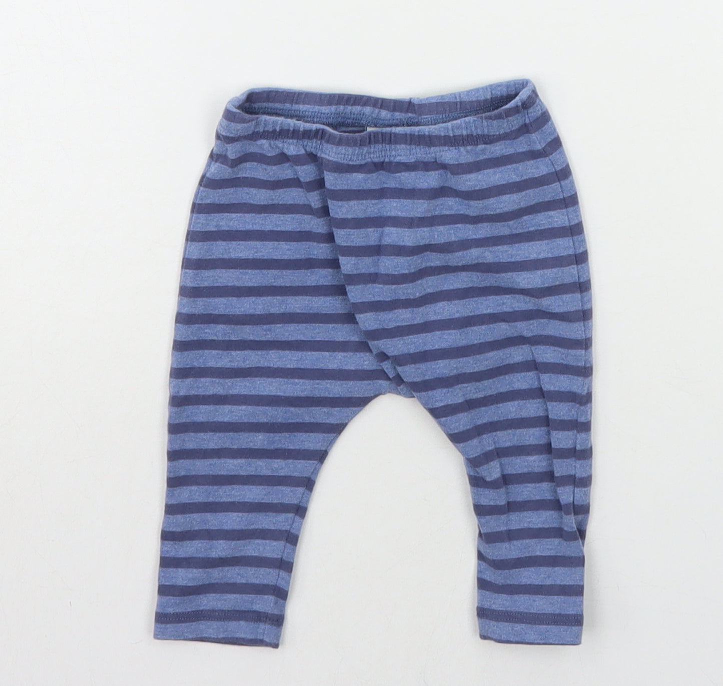 NEXT Baby Blue Striped  Jogger Trousers Size 3-6 Months