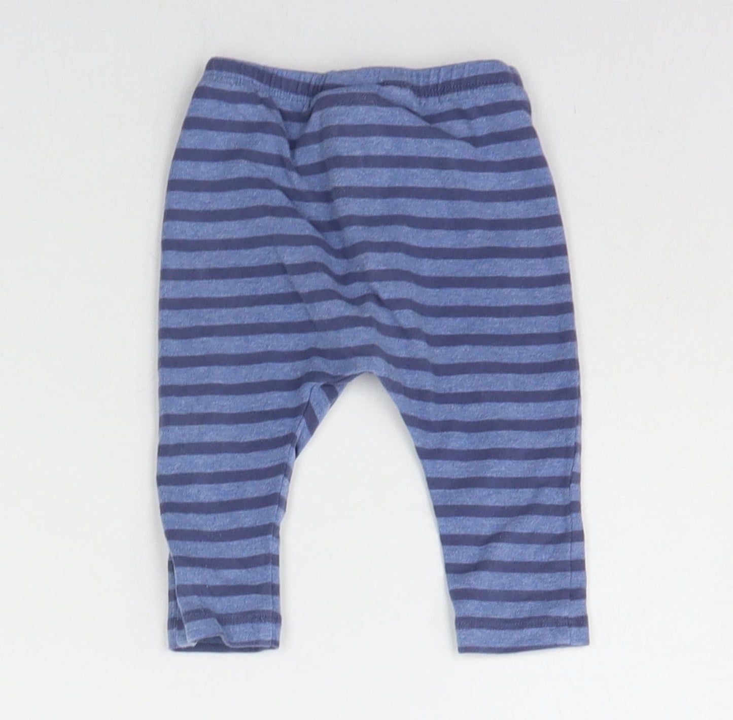 NEXT Baby Blue Striped  Jogger Trousers Size 3-6 Months