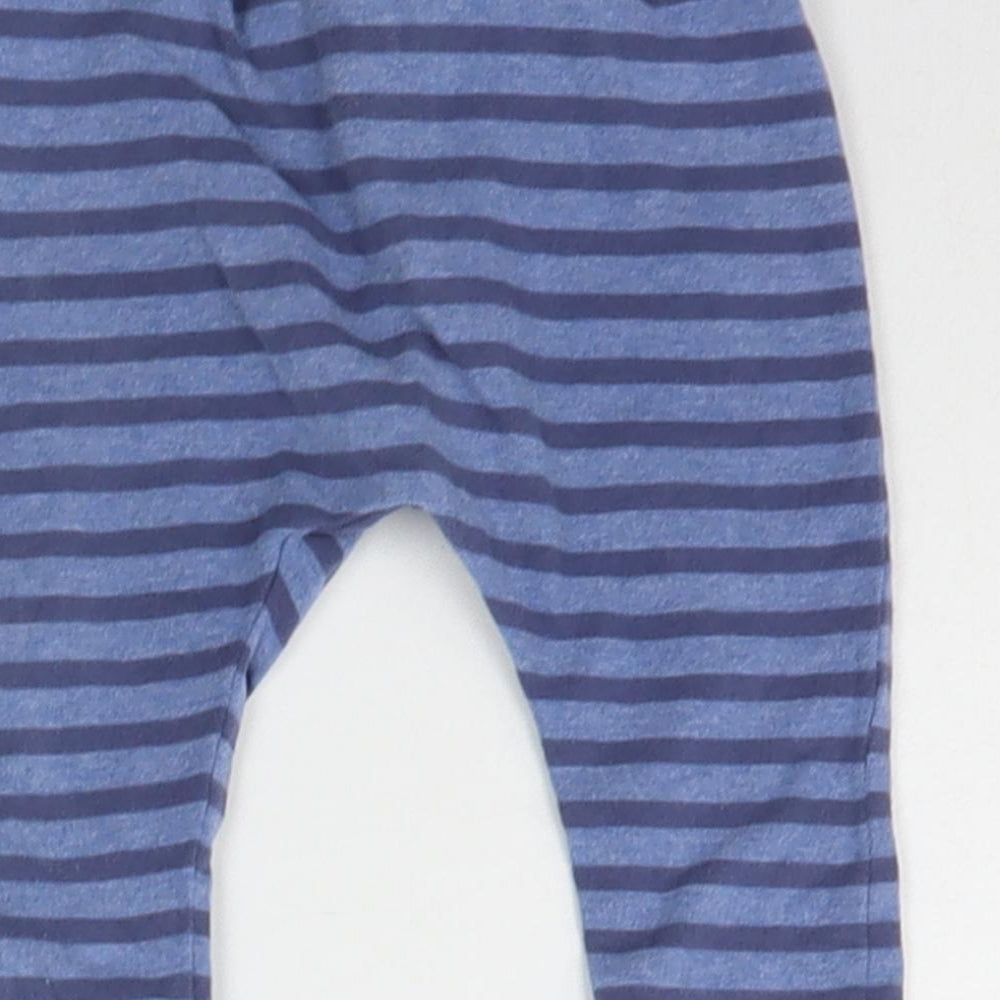 NEXT Baby Blue Striped  Jogger Trousers Size 3-6 Months