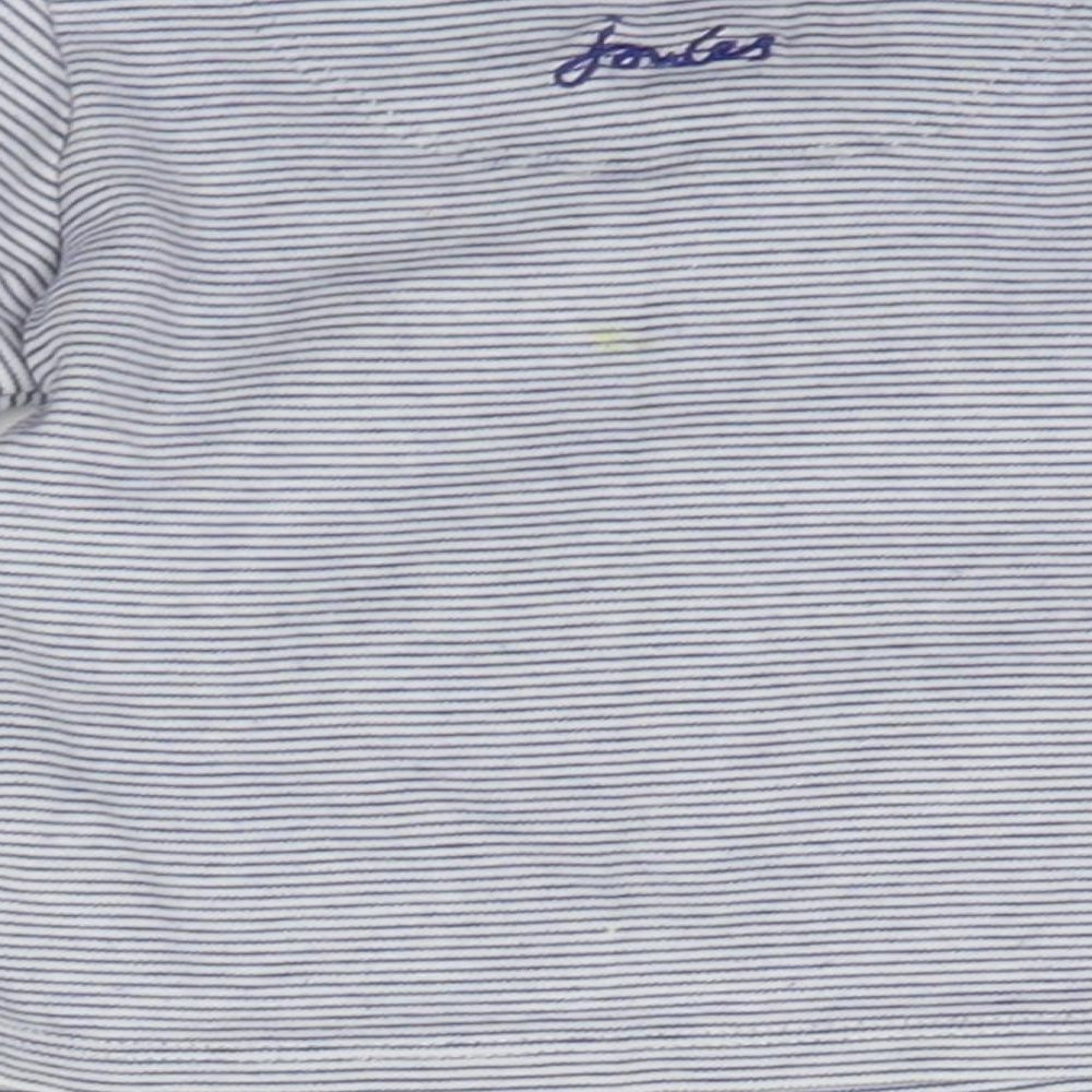 Joules Baby White Striped  Basic T-Shirt Size 3-6 Months  - FOX