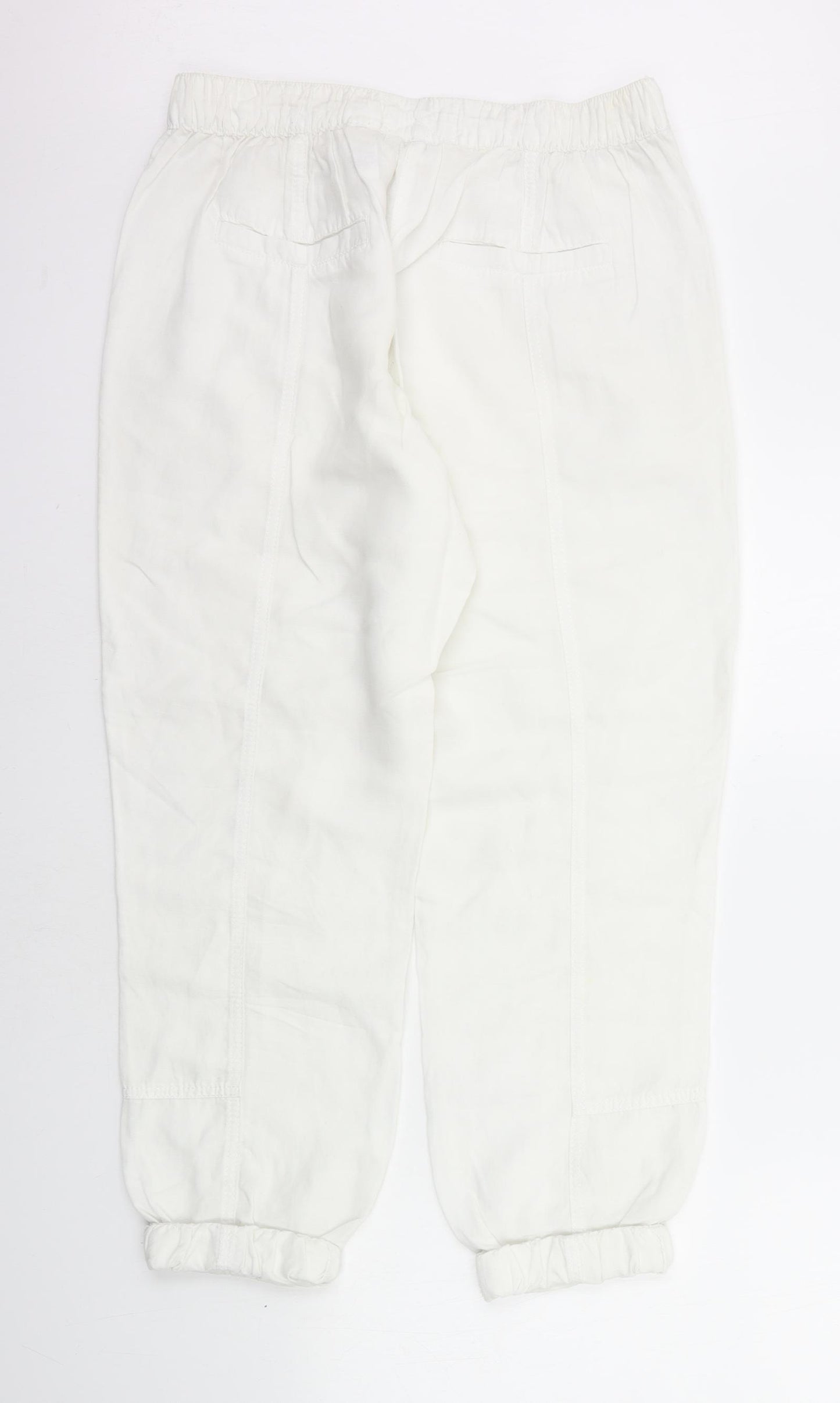 NEXT Womens White   Trousers  Size 12 L23 in