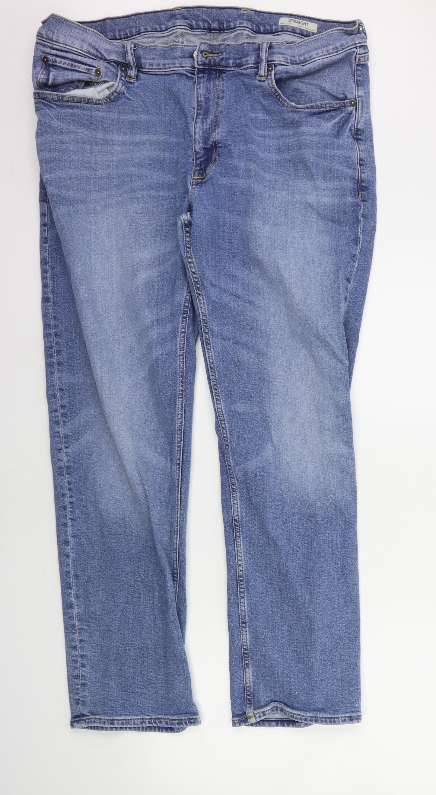 Marks and Spencer Mens Blue   Straight Jeans Size 40 in L31 in