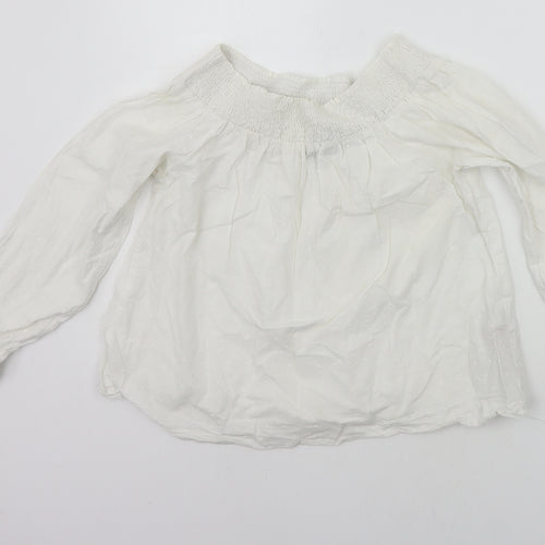 New Look Womens White   Basic T-Shirt Size 10