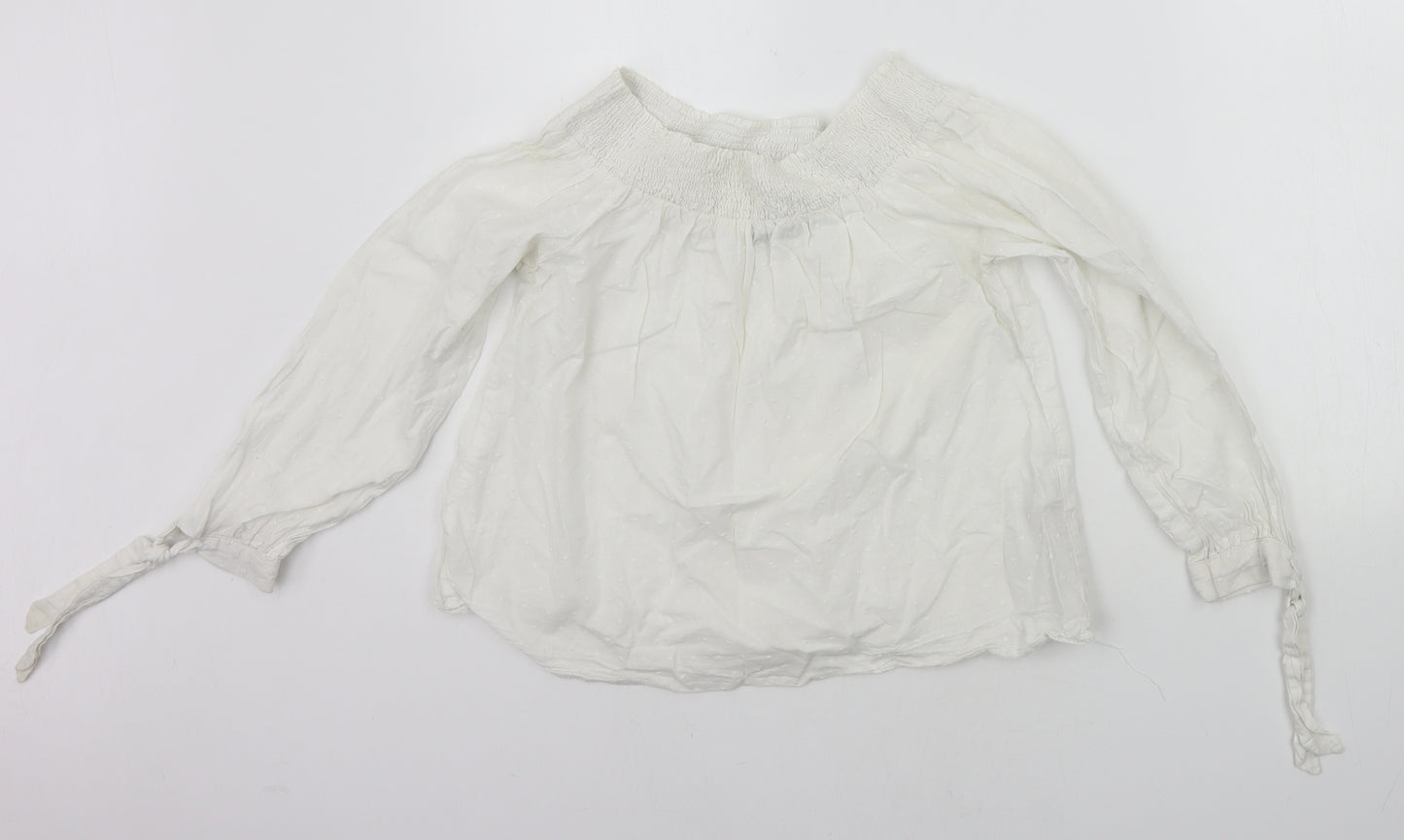 New Look Womens White   Basic T-Shirt Size 10