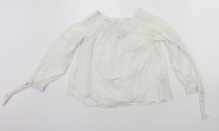 New Look Womens White   Basic T-Shirt Size 10
