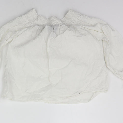 New Look Womens White   Basic T-Shirt Size 10