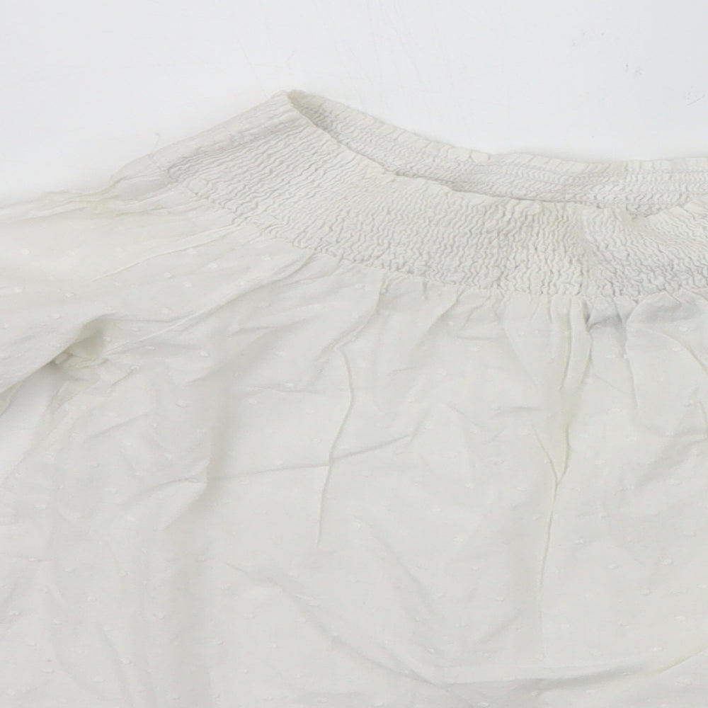 New Look Womens White   Basic T-Shirt Size 10