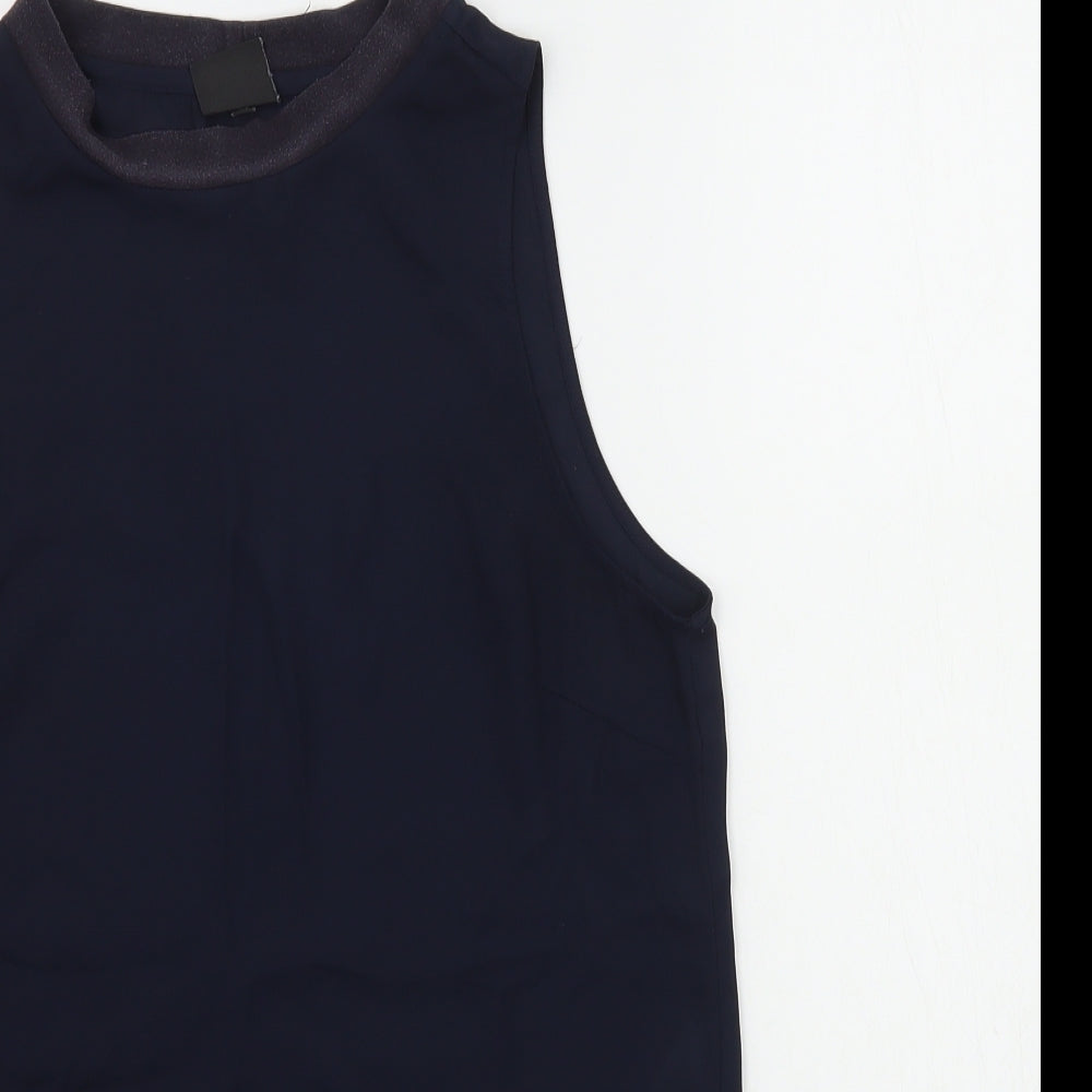 Selected Womens Blue   Basic Tank Size 10