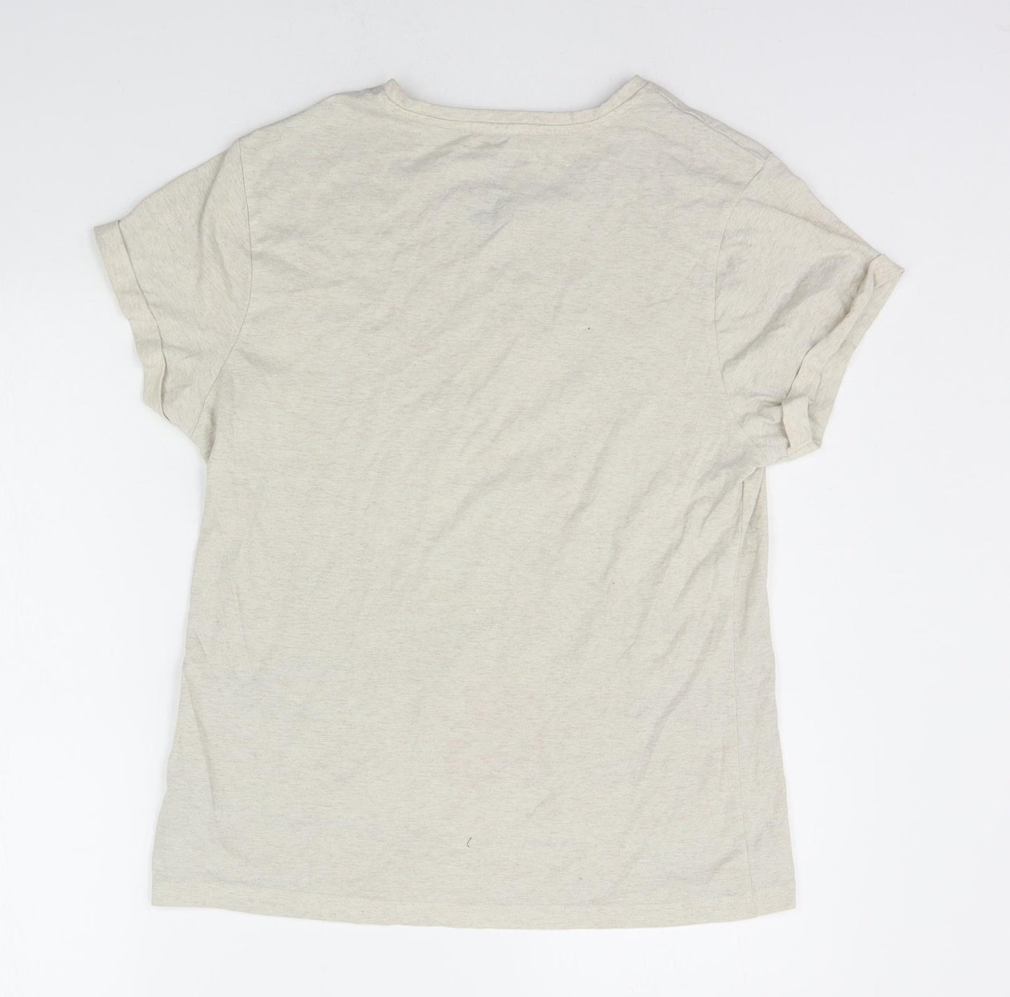 Disney Womens Beige Solid  Kimono Pyjama Top Size S  - DISNEY