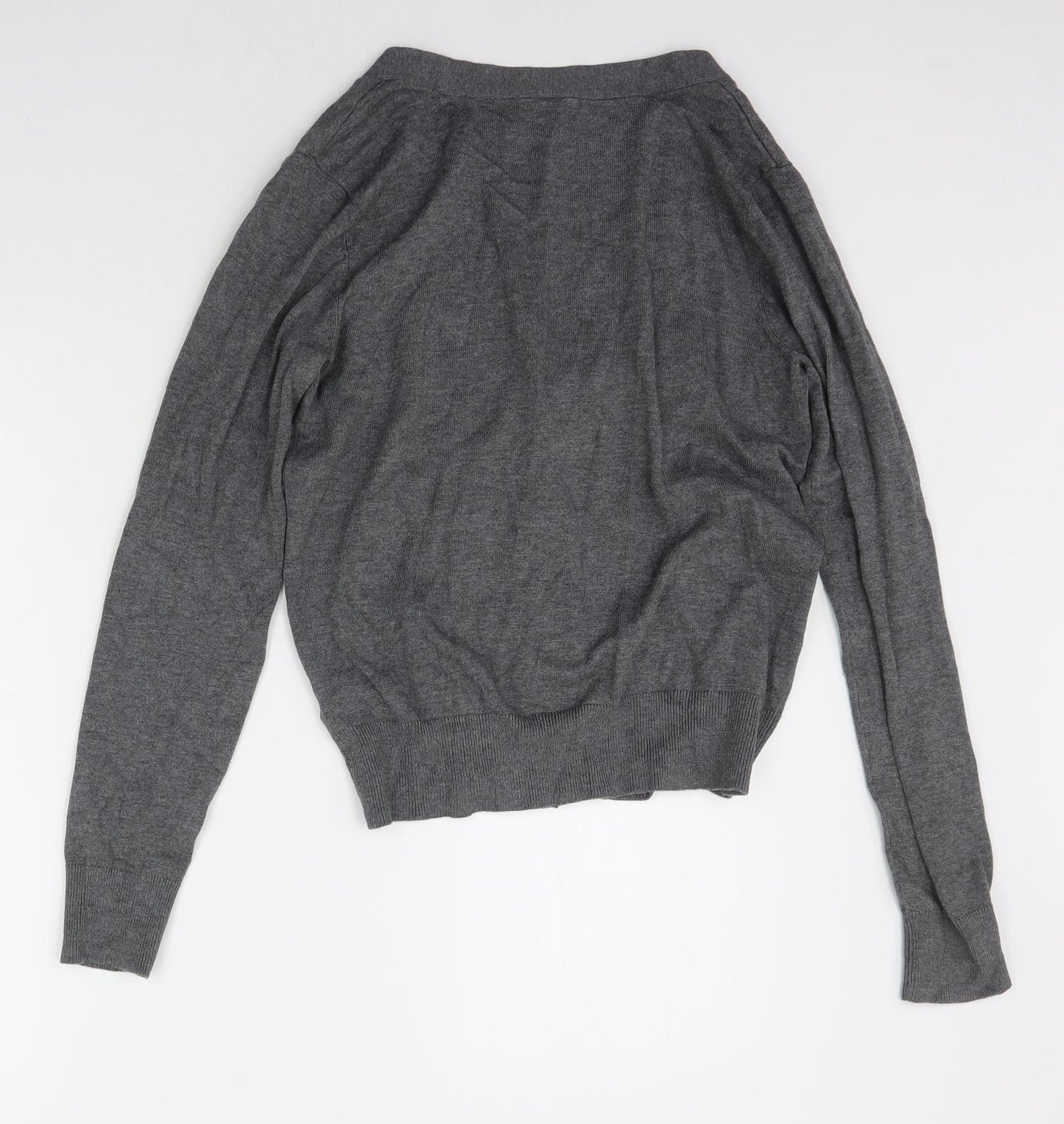 H&M Womens Grey   Cardigan Jumper Size S