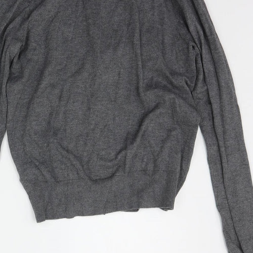 H&M Womens Grey   Cardigan Jumper Size S