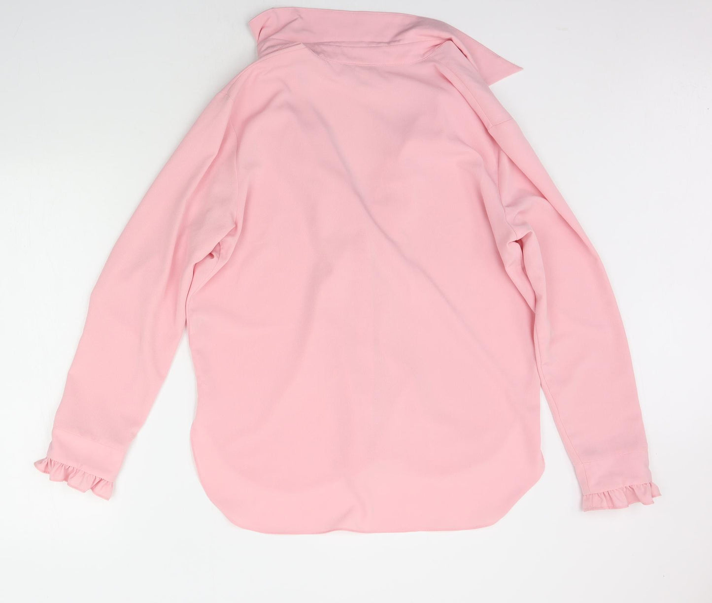 River Island Womens Pink   Basic Button-Up Size 14  - perl detail