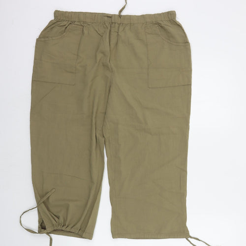 Preworn Womens Green   Trousers  Size 3XL L20 in