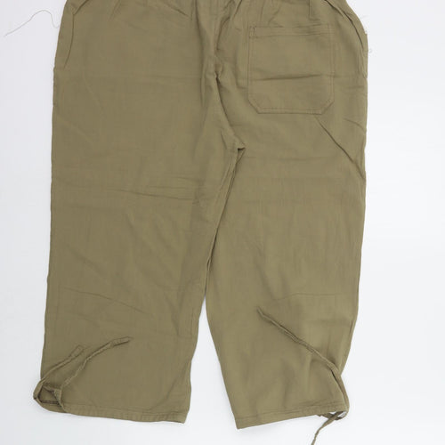 Preworn Womens Green   Trousers  Size 3XL L20 in