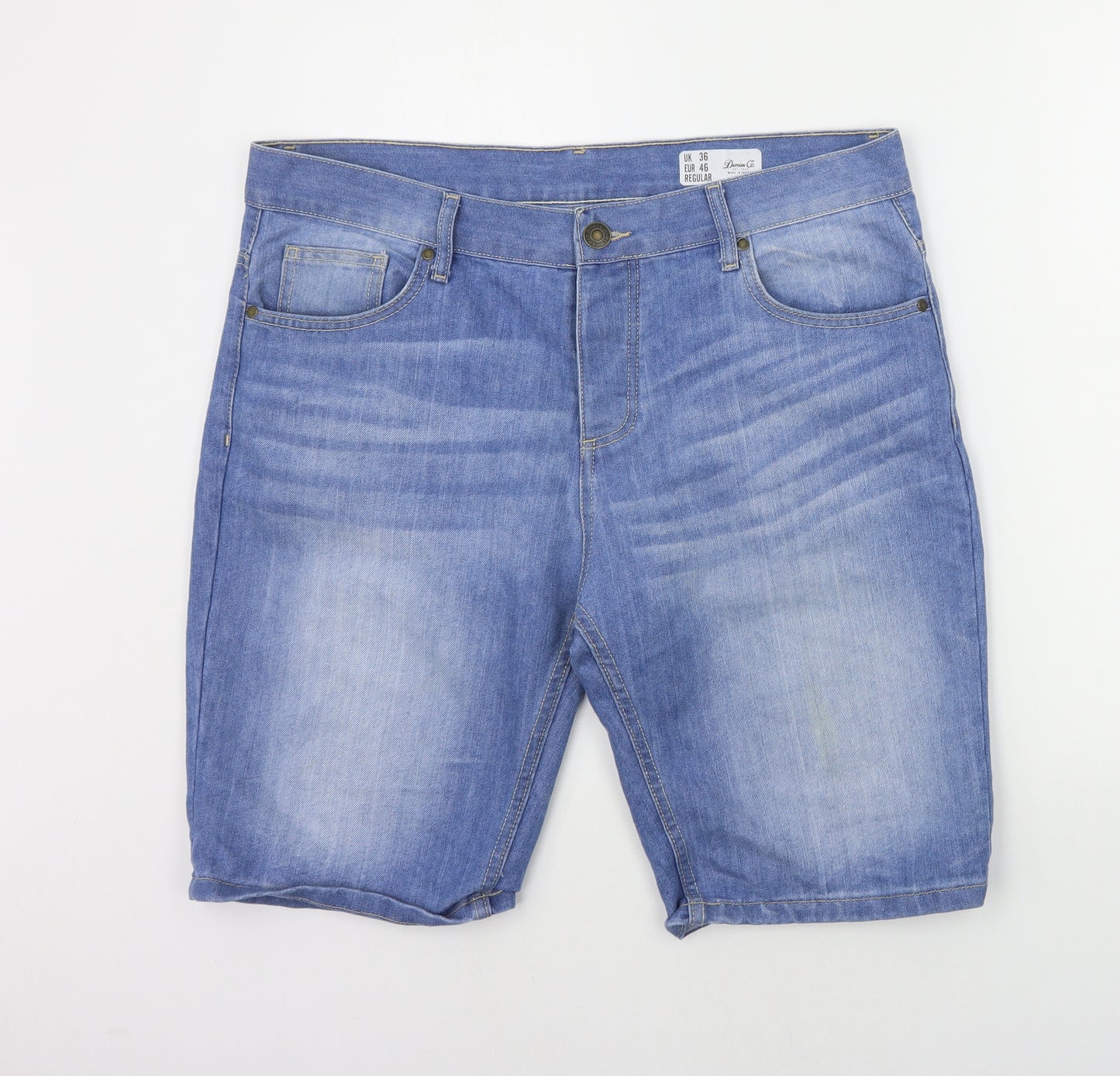 denim Co Womens Blue   Chino Shorts Size 36 in