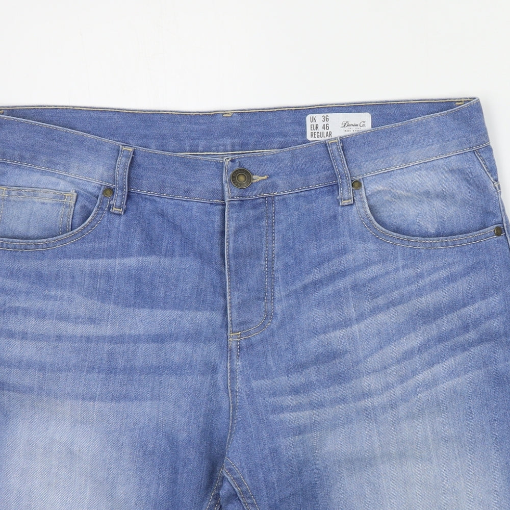 denim Co Womens Blue   Chino Shorts Size 36 in
