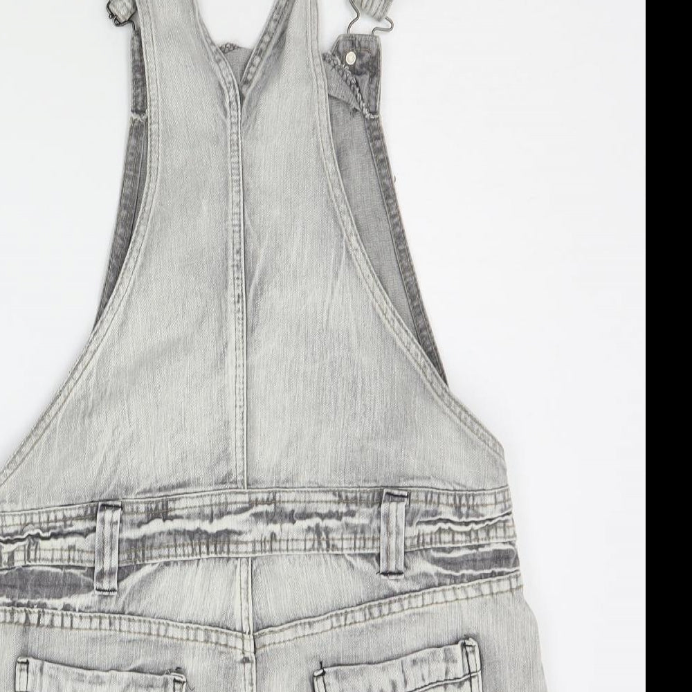 New Look Womens Grey   Dungaree One-Piece Size 14