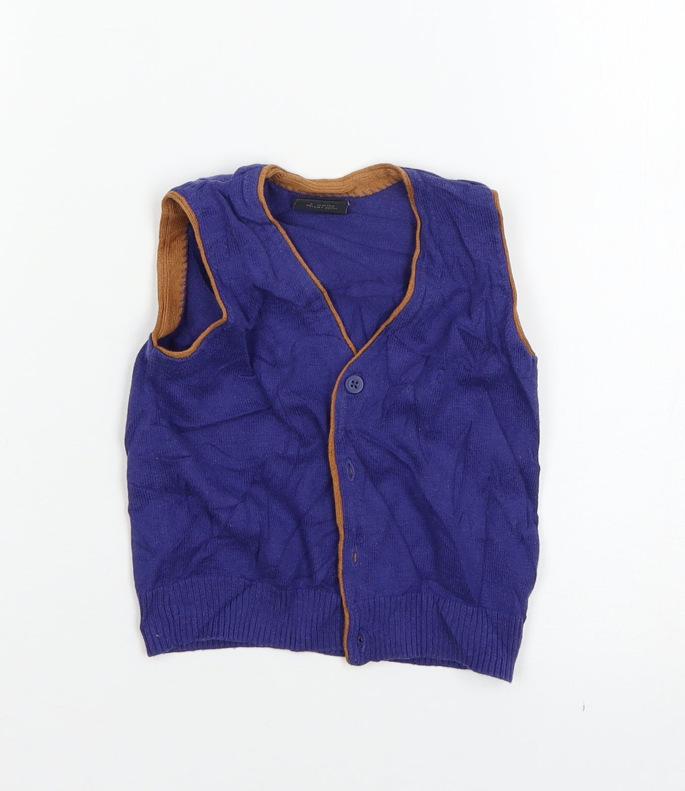 NEXT Boys Blue   Vest Jumper Size 9-12 Months
