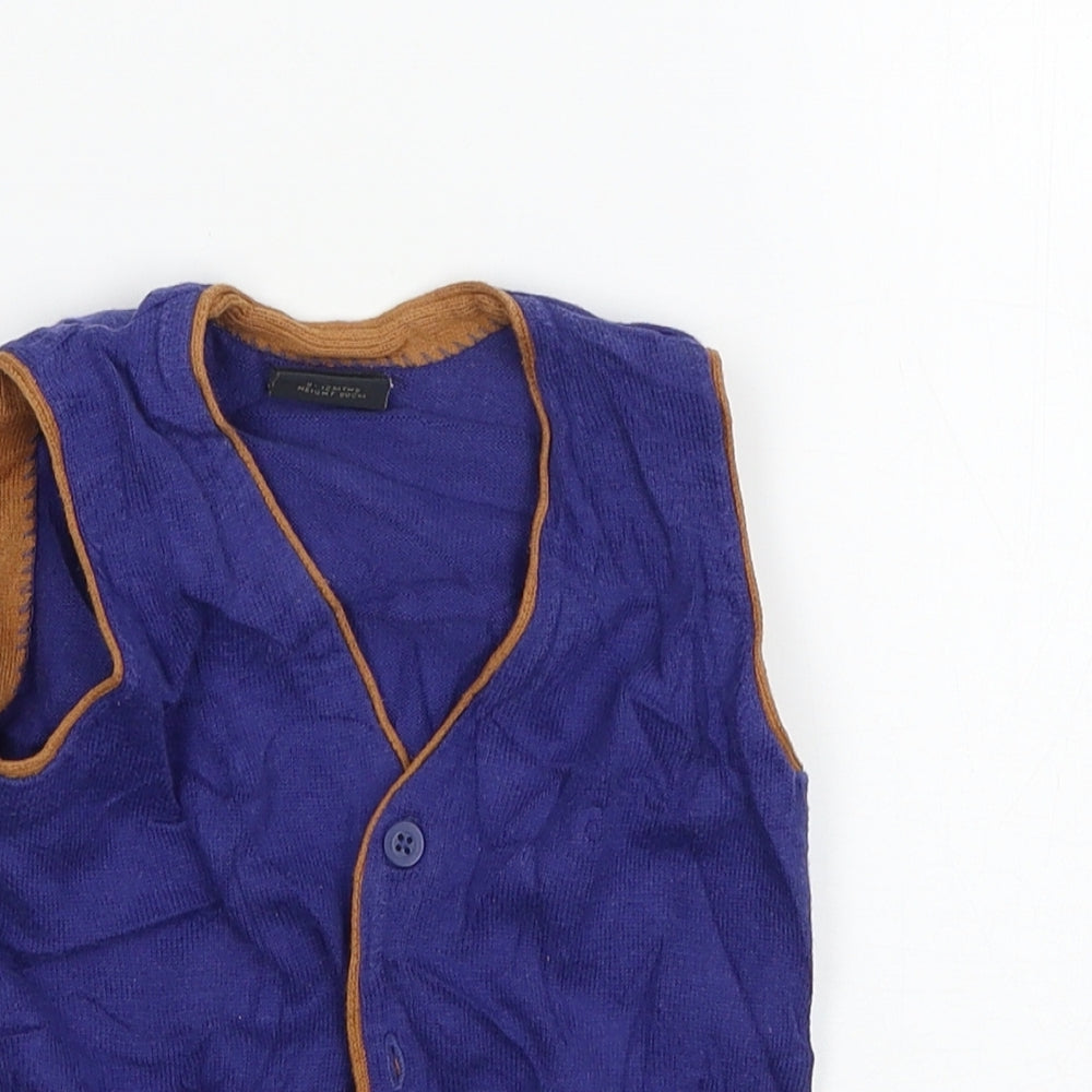 NEXT Boys Blue   Vest Jumper Size 9-12 Months
