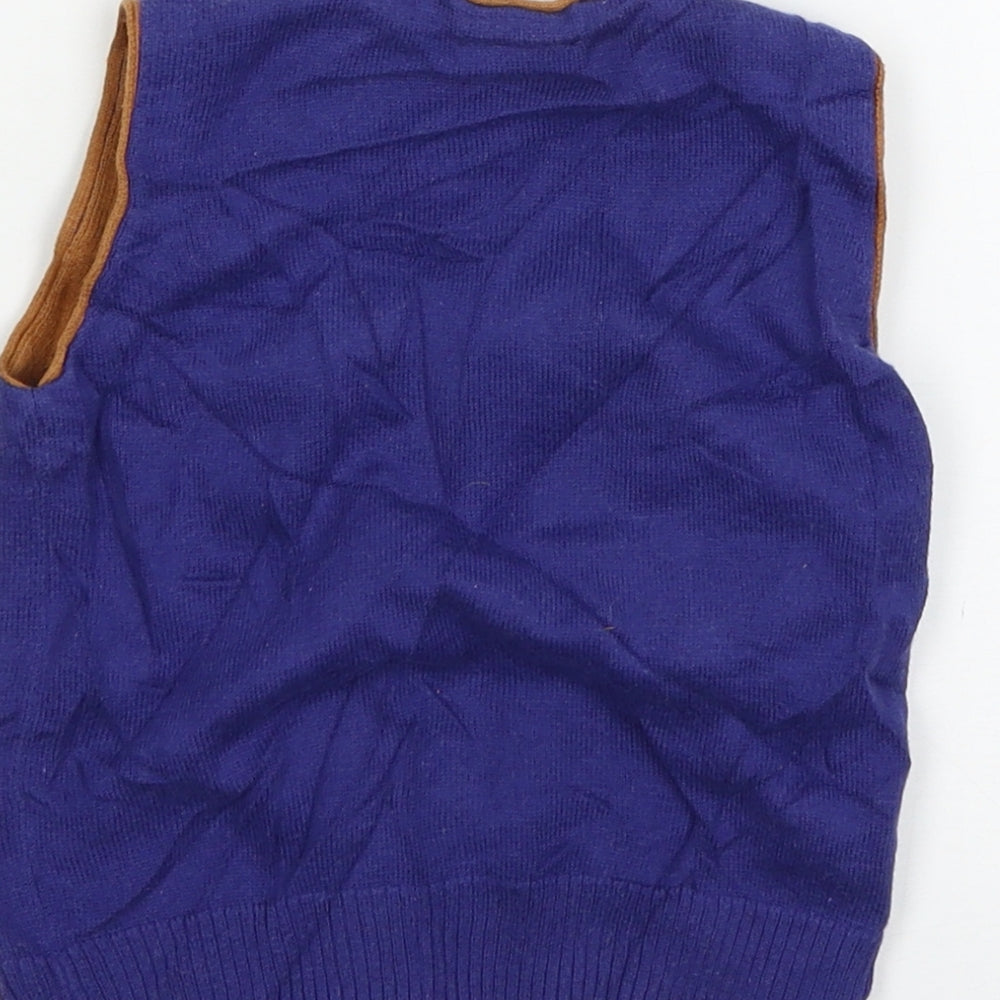 NEXT Boys Blue   Vest Jumper Size 9-12 Months