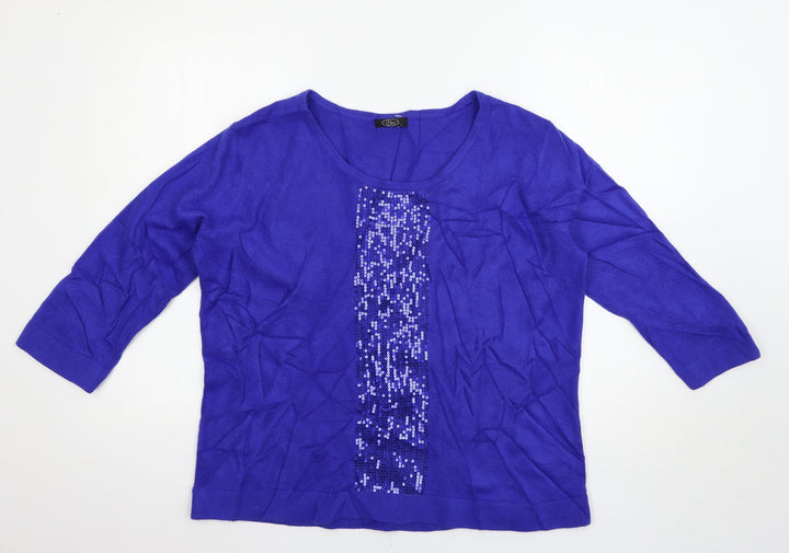 BM Womens Blue   Pullover Jumper Size L