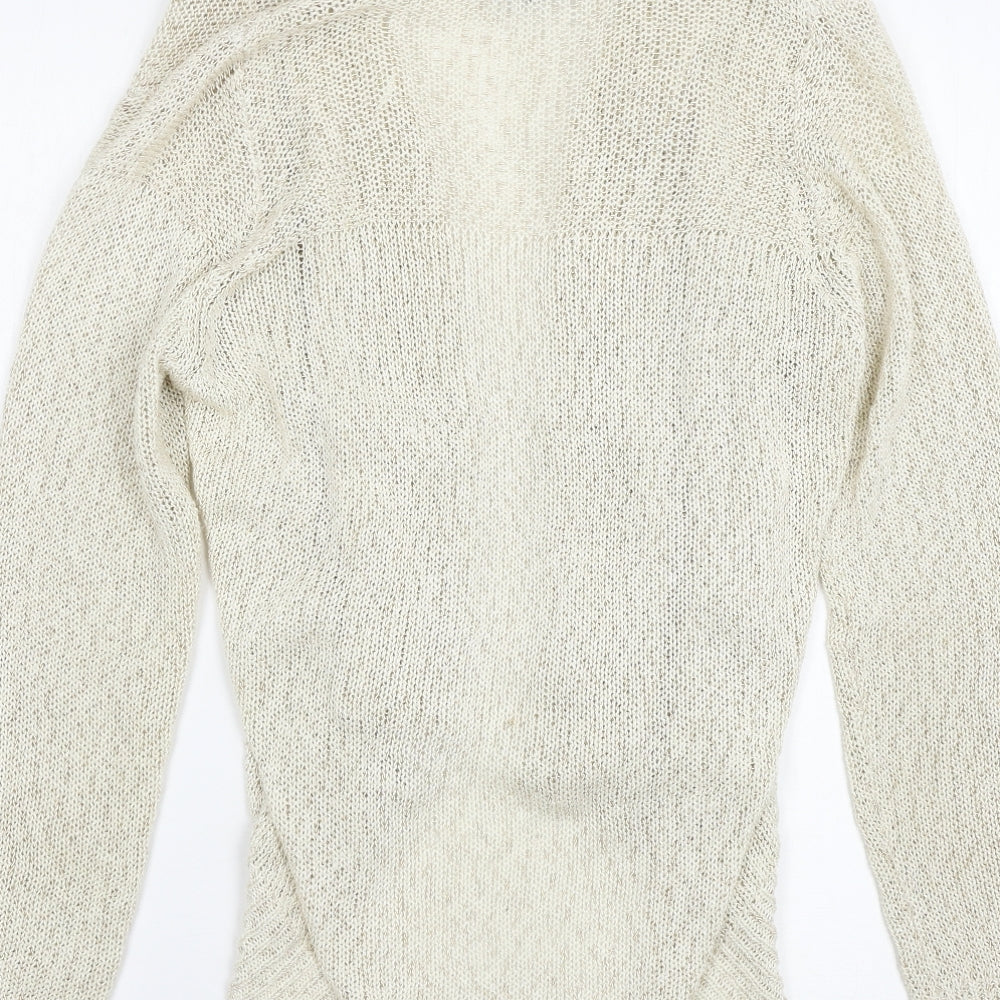 Debenhams Womens Beige   Cardigan Jumper Size 14