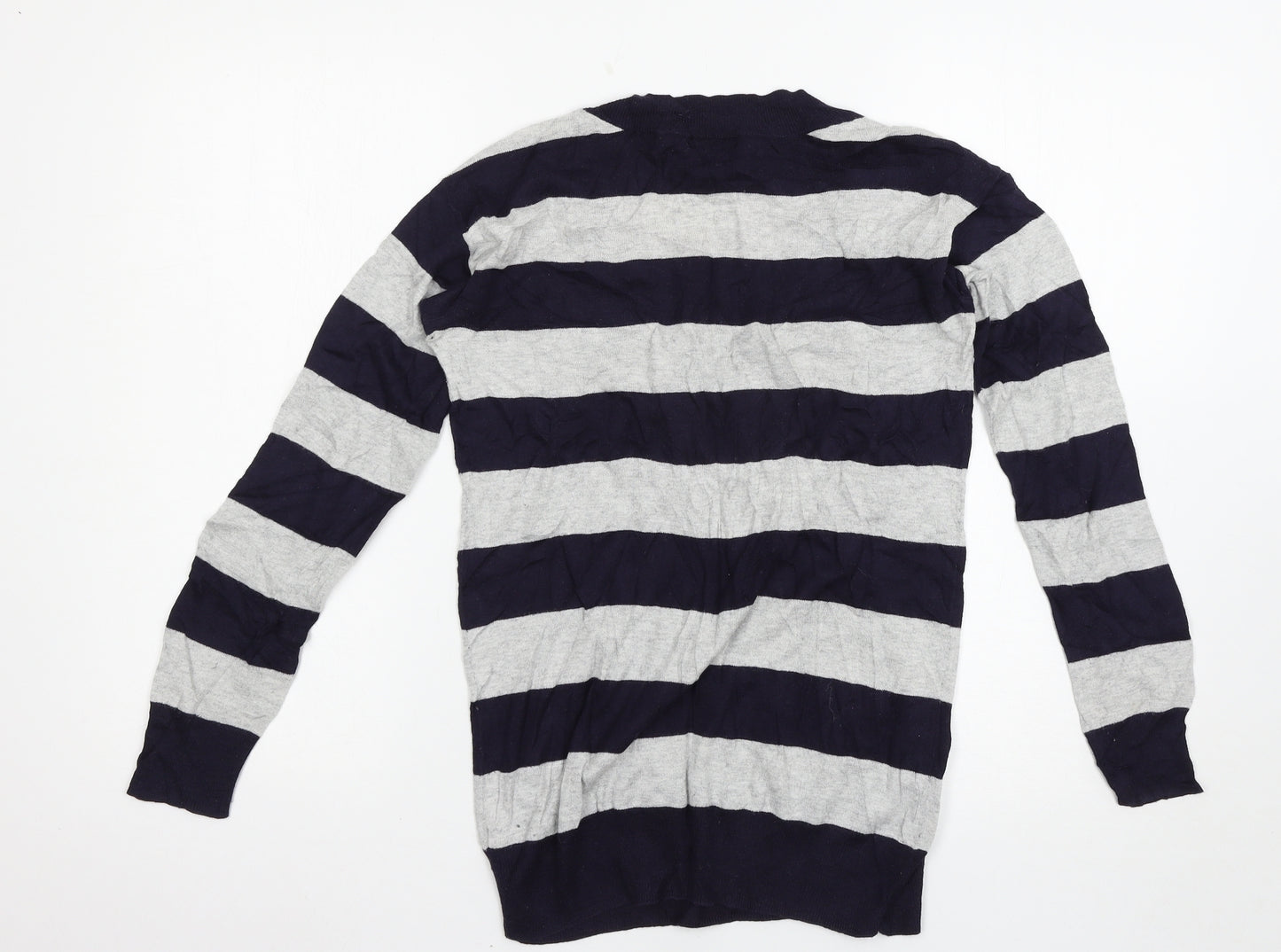 Gap Womens Blue Striped  Pullover Jumper Size XS
