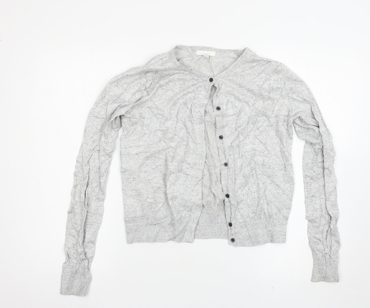 H&M Womens Grey   Cardigan Jumper Size S