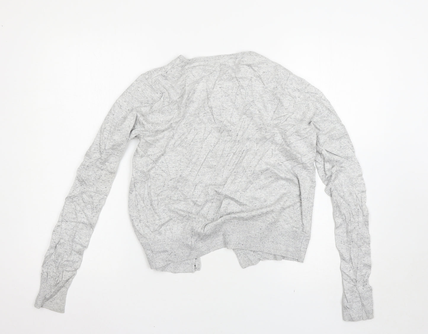 H&M Womens Grey   Cardigan Jumper Size S