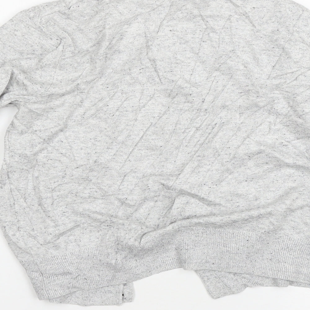 H&M Womens Grey   Cardigan Jumper Size S