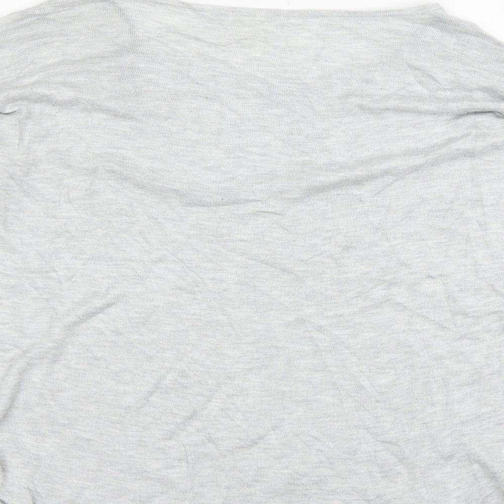 H&M Womens Grey   Pullover Jumper Size M