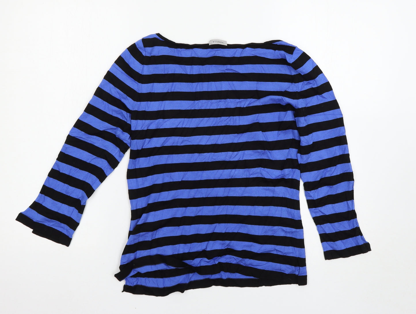 Marella Womens Blue Striped  Pullover Jumper Size M