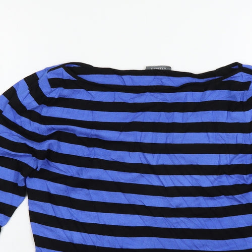 Marella Womens Blue Striped  Pullover Jumper Size M