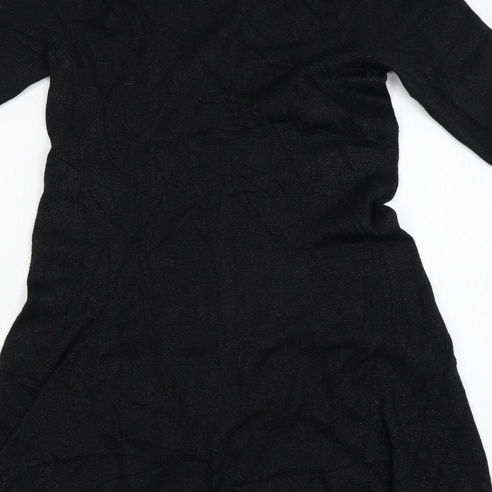 TU Womens Black   Jumper Dress  Size 12