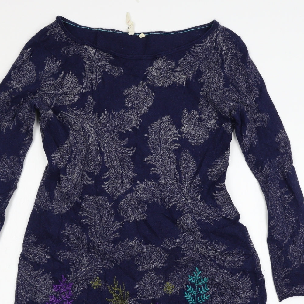 White Stuff Womens Blue   Jumper Dress  Size 14