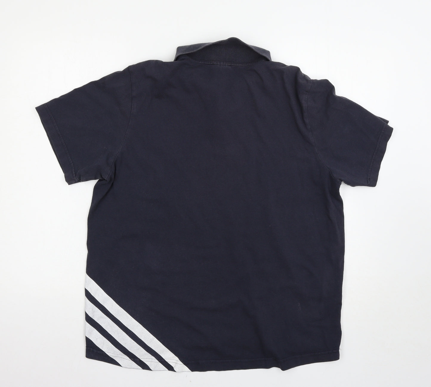 adidas Mens Blue    Polo Size L