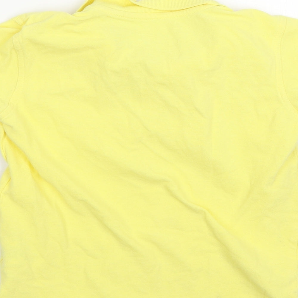 George Boys Yellow   Basic Polo Size 7-8 Years  - School Polo