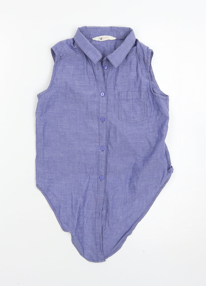 H&M Girls Blue Basic Casual Size 10-11 Years