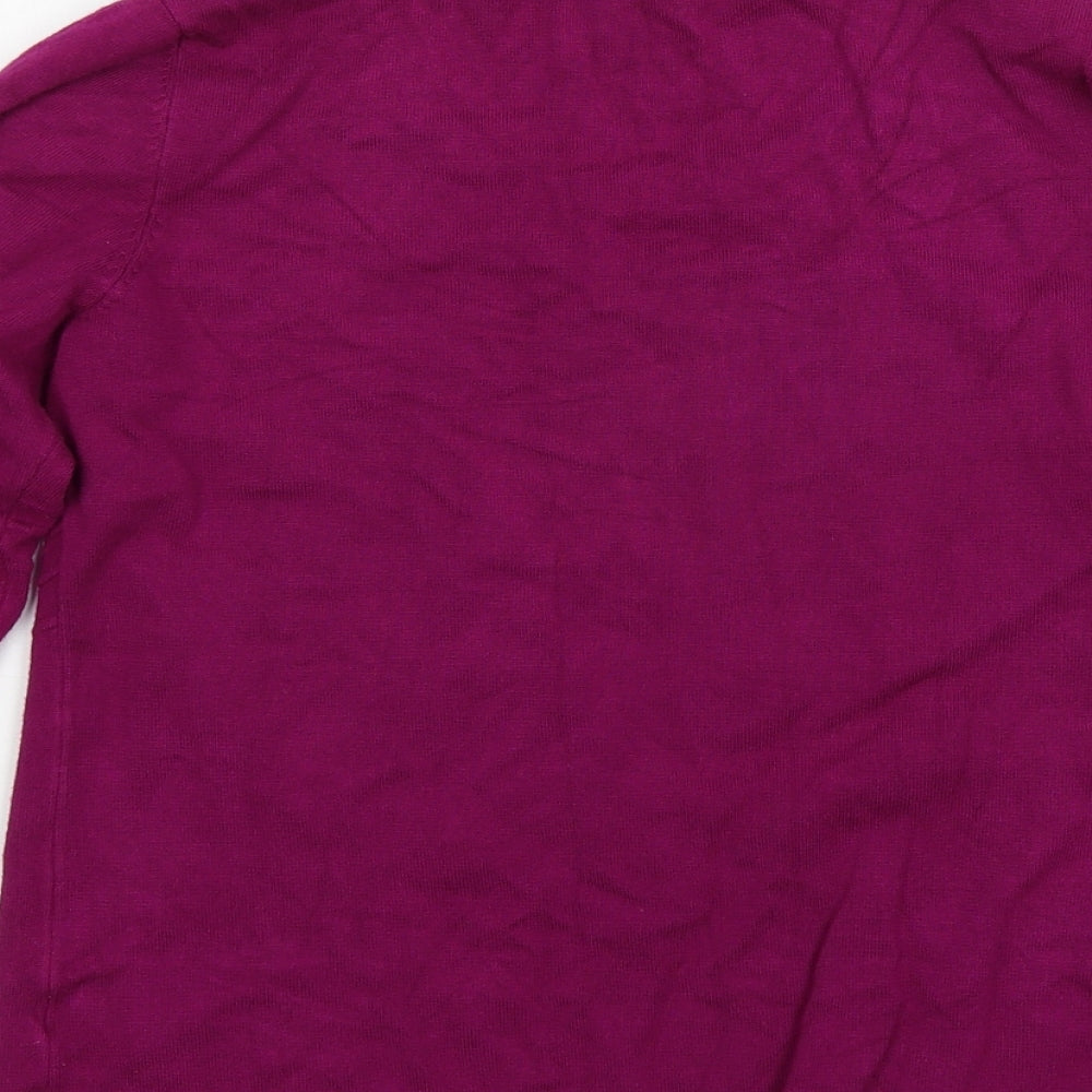 Mud Flower Womens Purple   Pullover Jumper Size M
