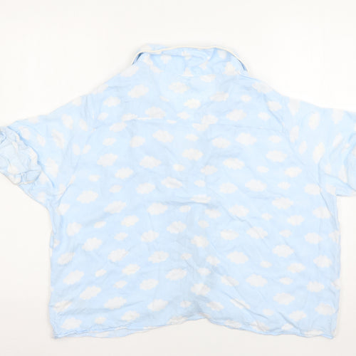 Love to lounge Womens Blue Solid  Top Pyjama Top Size L