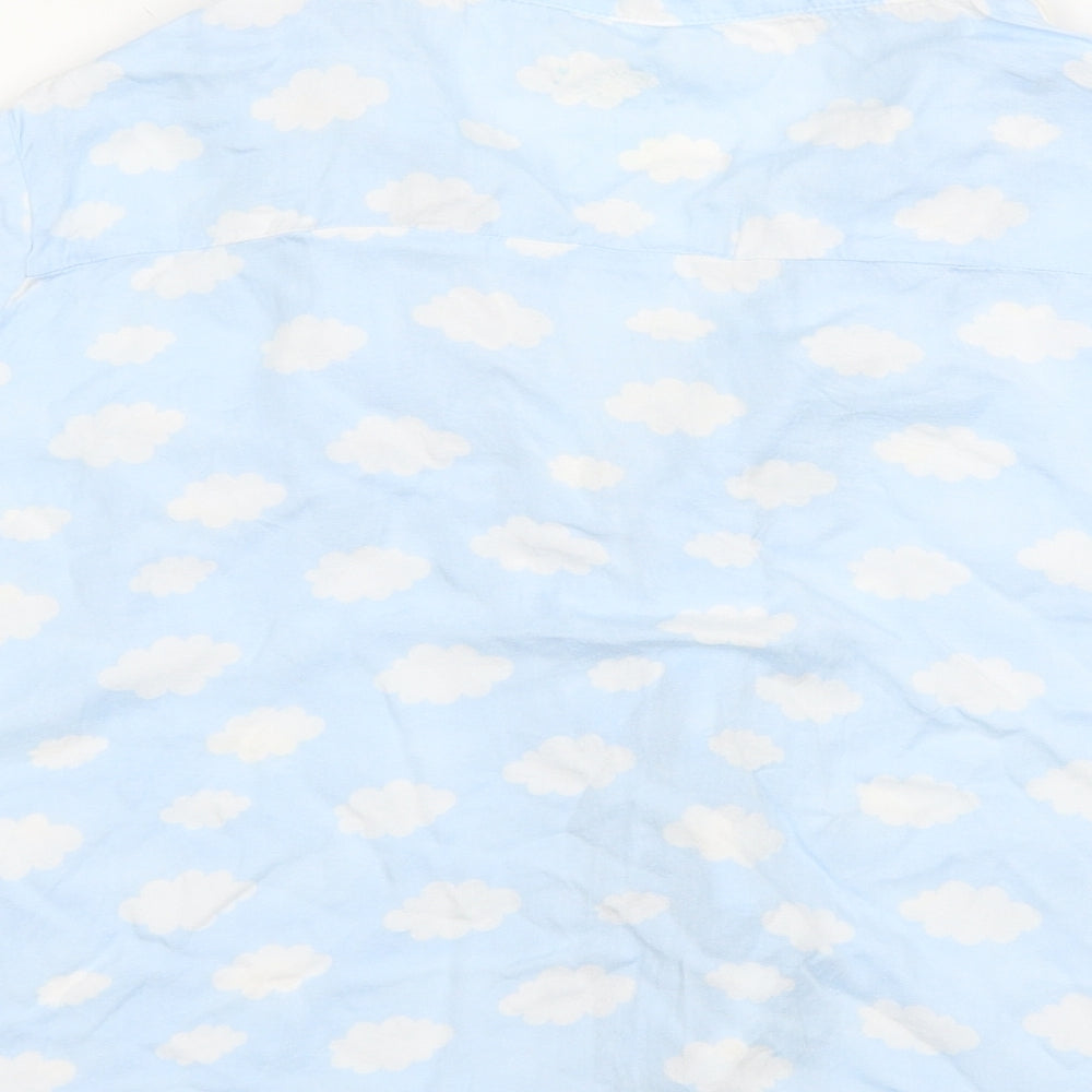 Love to lounge Womens Blue Solid  Top Pyjama Top Size L