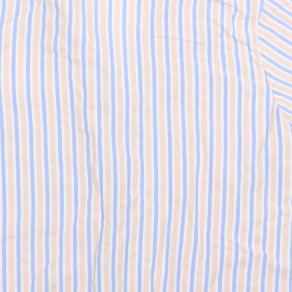 Matalan Womens Multicoloured Striped  Top Pyjama Top Size 16
