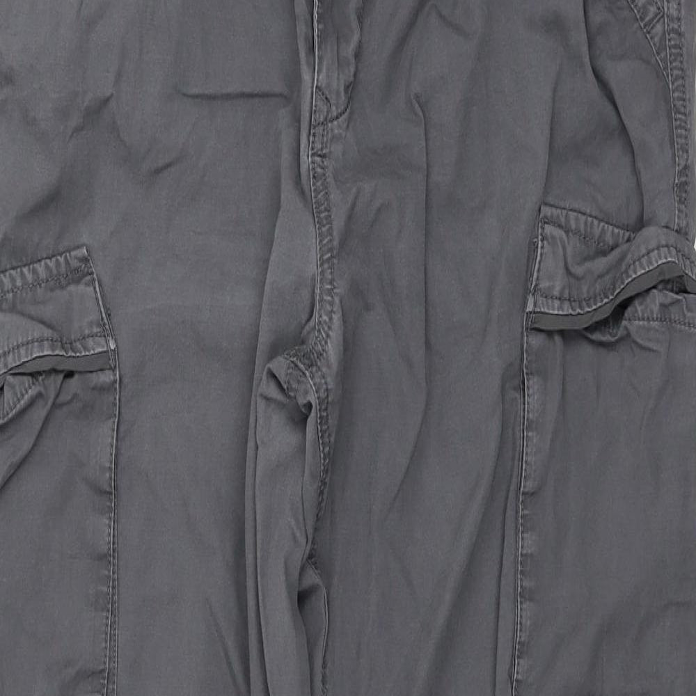 River Island Mens Grey   Cargo Trousers Size 34 L31 in