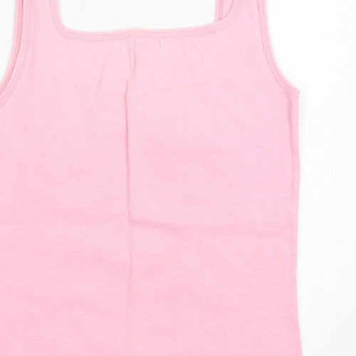 jeans &co Womens Pink   Basic Tank Size 16