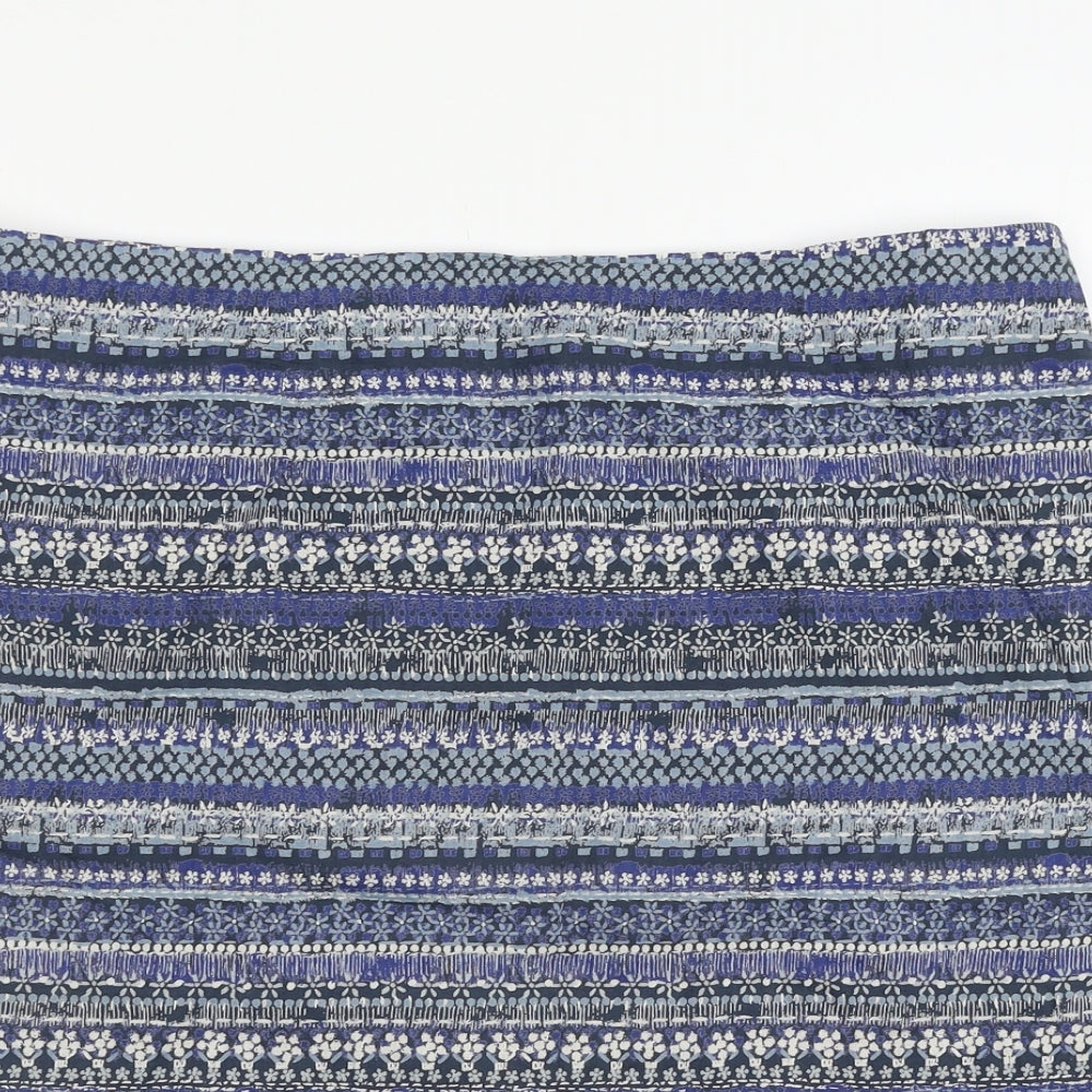 Mistral Womens Blue Argyle/Diamond  Maxi Skirt Size 16