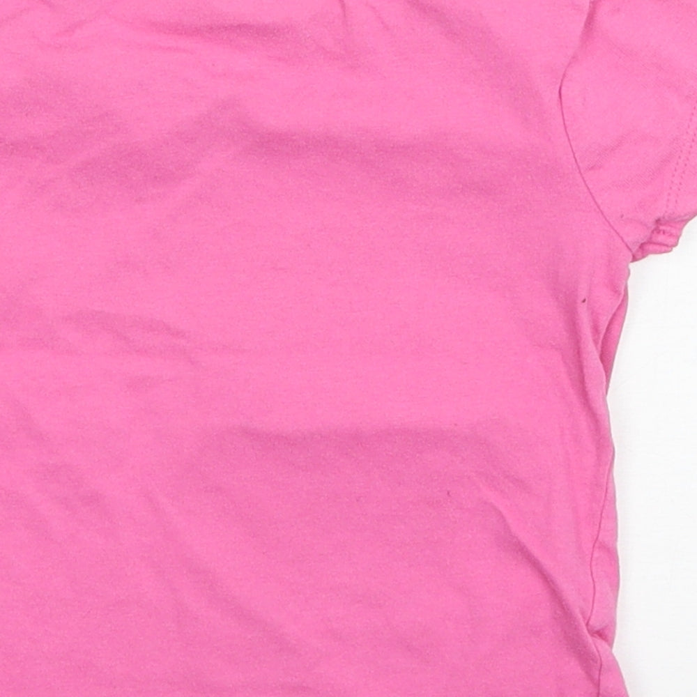 Peppa Pig Girls Pink   Basic T-Shirt Size 18-24 Months  - Peppa pig