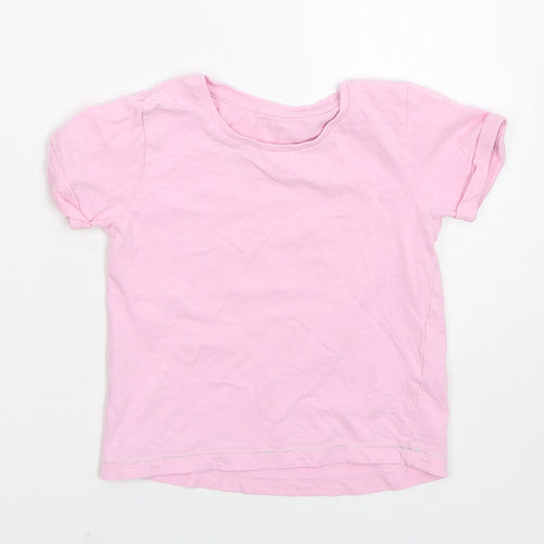 Matalan Boys Pink   Basic T-Shirt Size 18-24 Months
