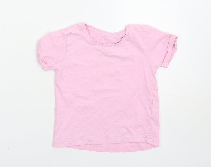 Matalan Boys Pink Basic T-Shirt Size 18-24 Months